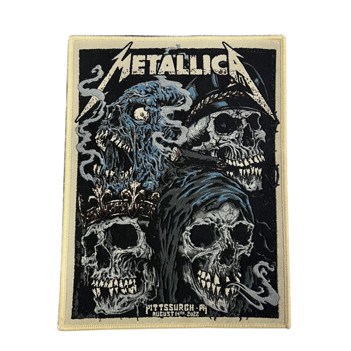 METALLICA - Pittsburgh August 14 2022 - Woven Patch