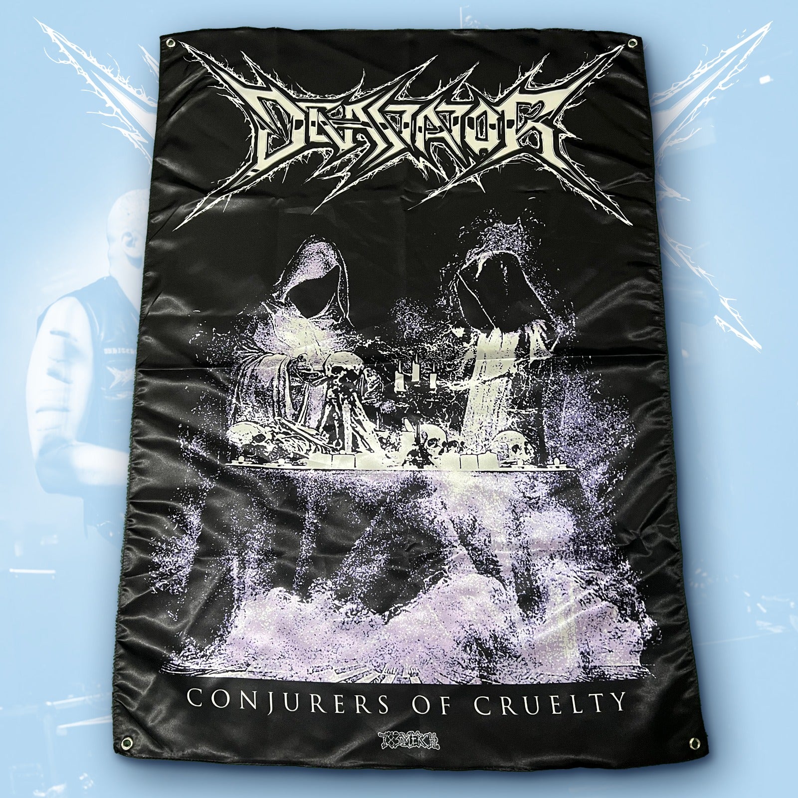 DEVASTATOR - Conjurers of Cruelty - Wall Flag / Textile Poster