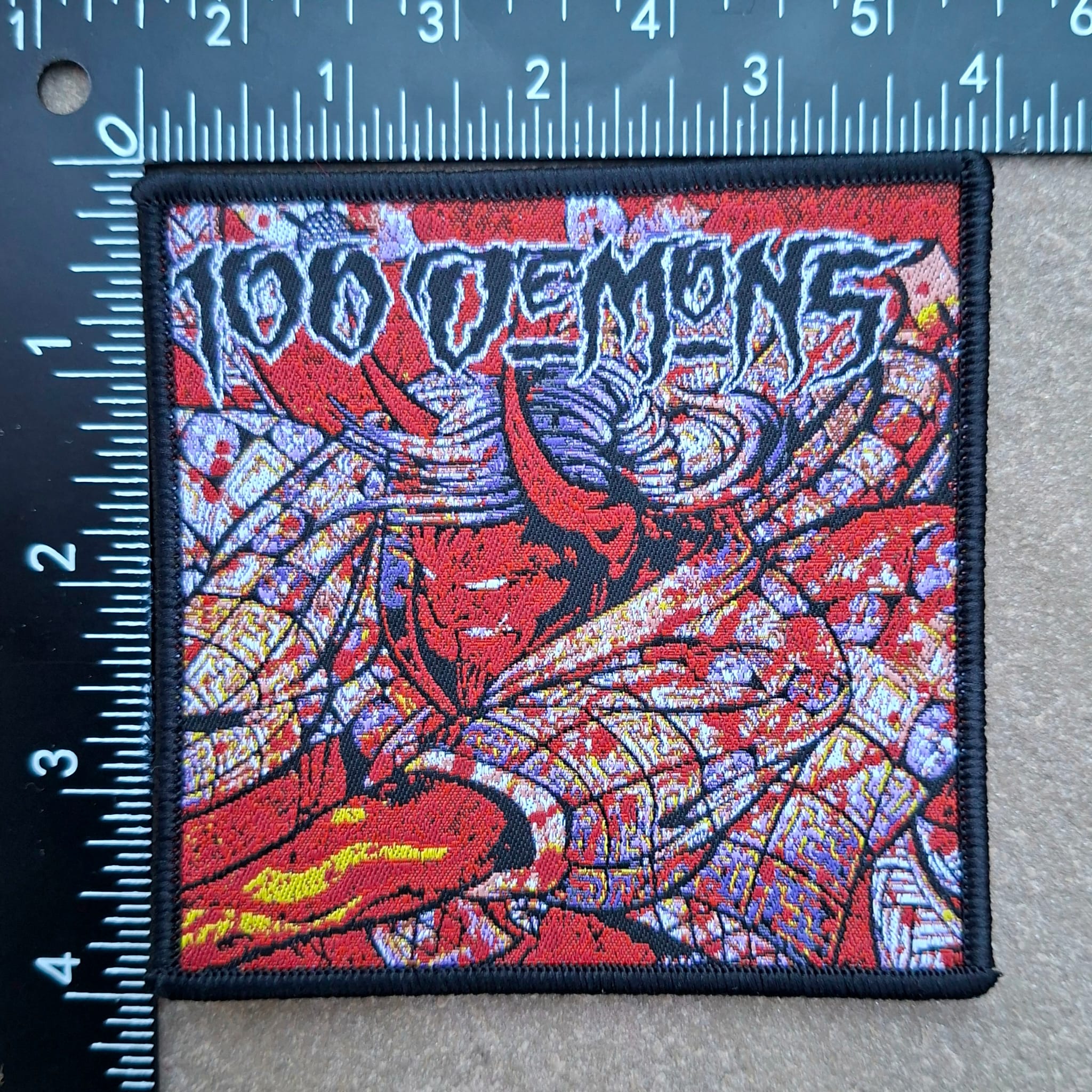 100 DEMONS - Selftitled - Woven Patch
