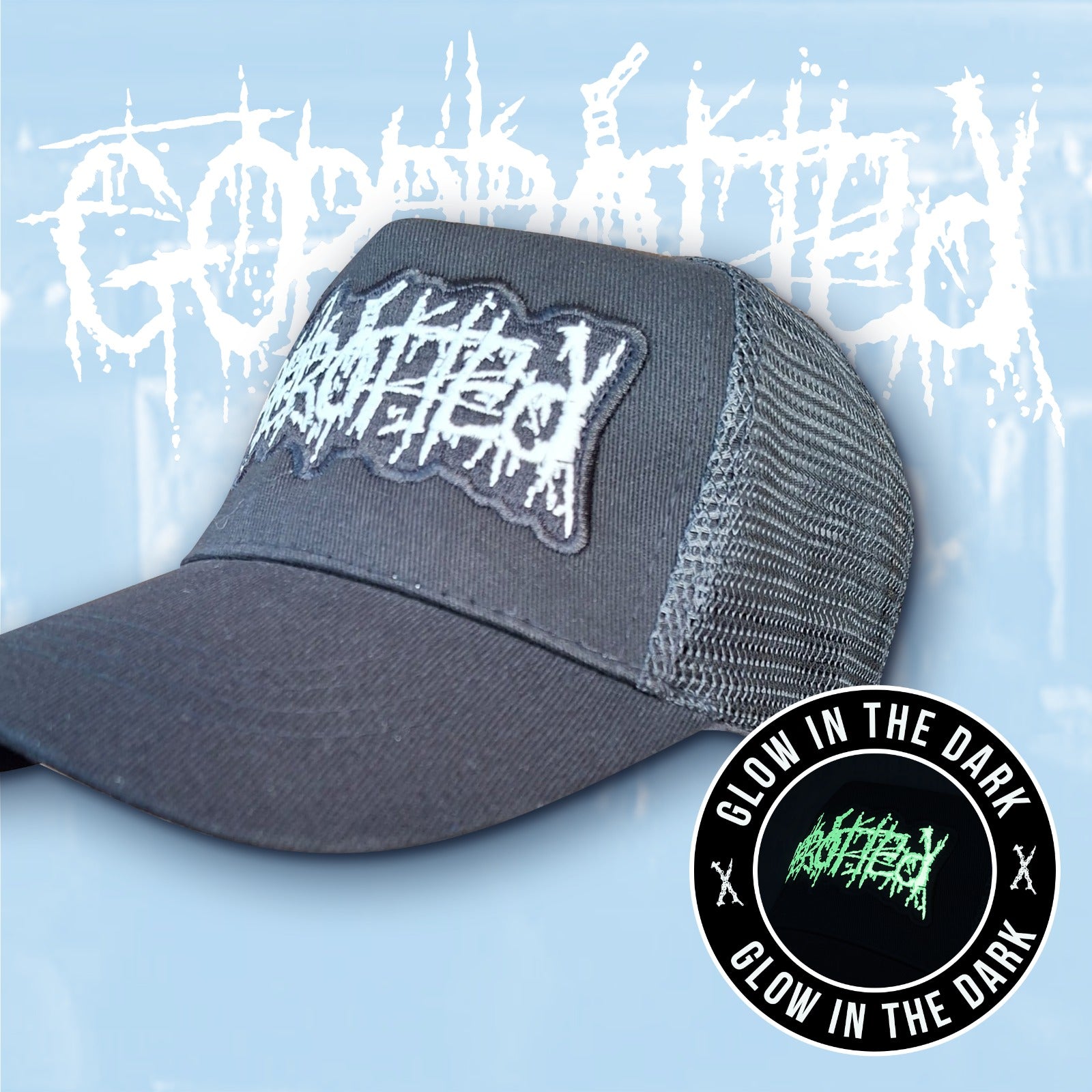 GOREROTTED - Logo - TRUCKER CAP