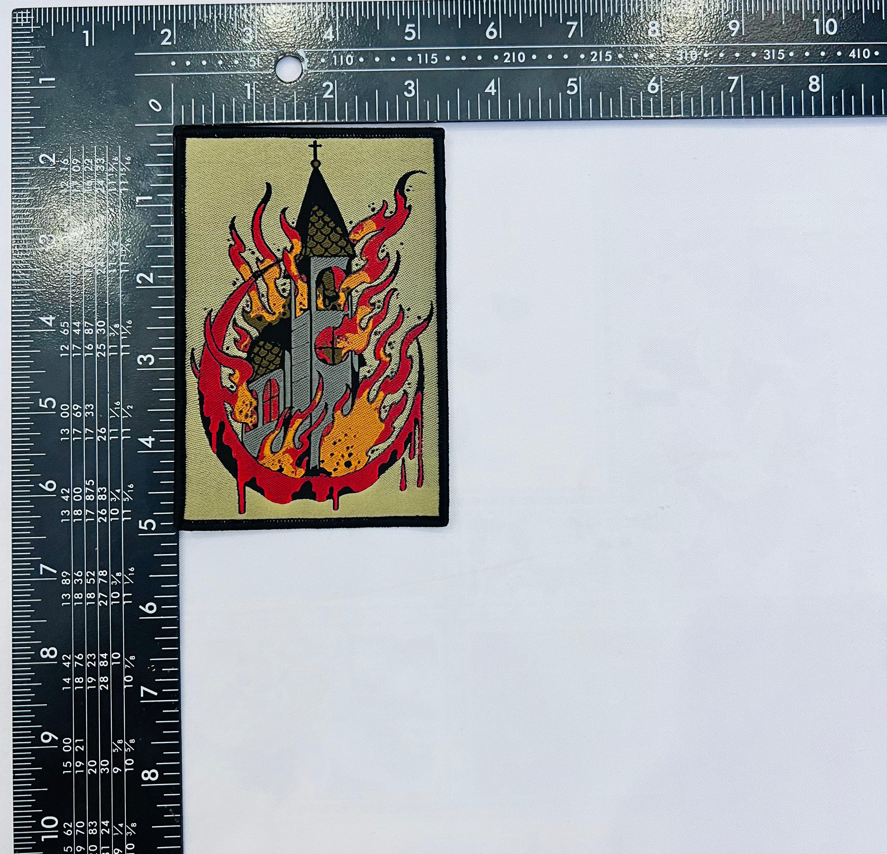BURN YOUR LOCAL CHURCH - Woven Patch