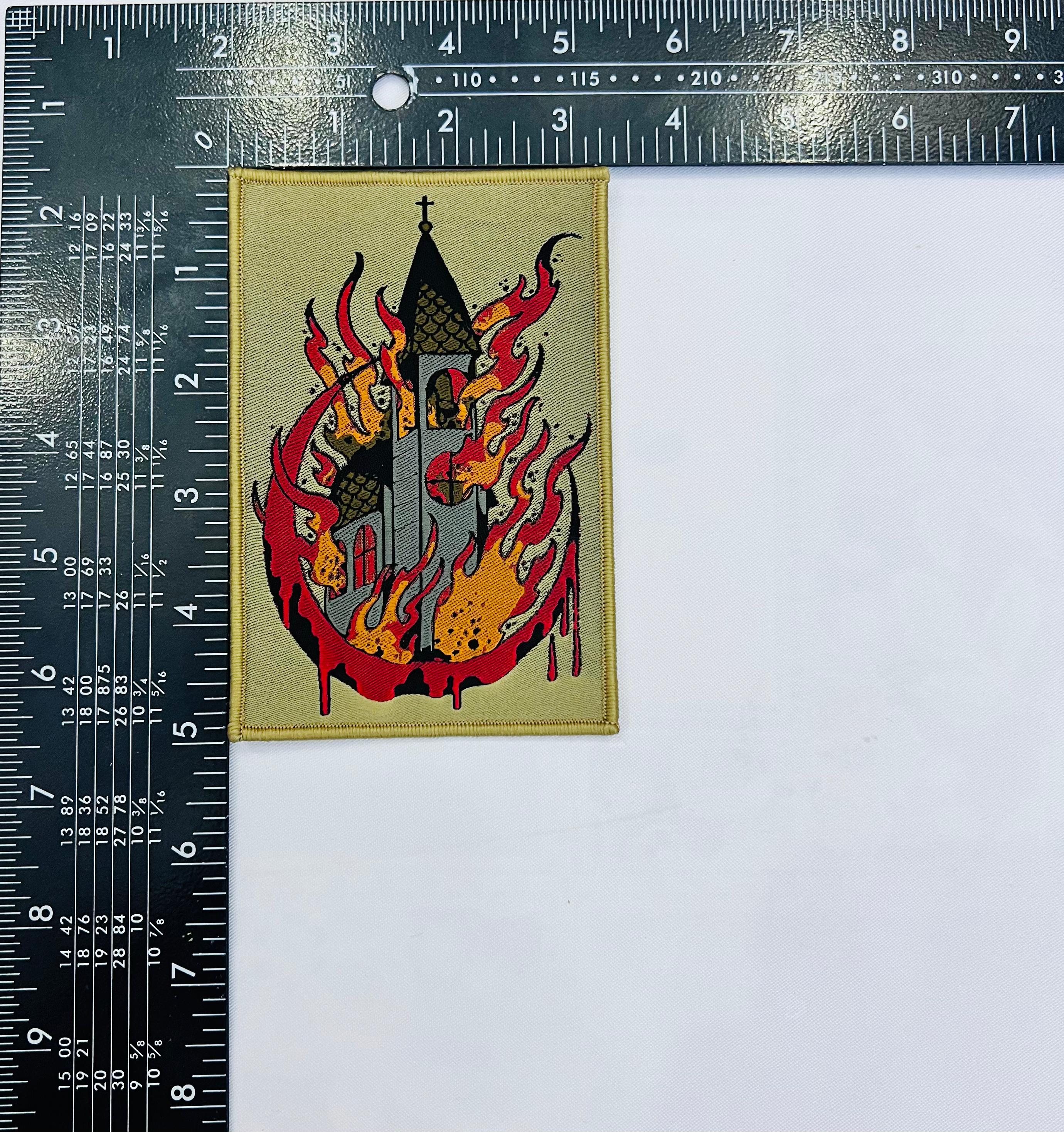 BURN YOUR LOCAL CHURCH - Woven Patch