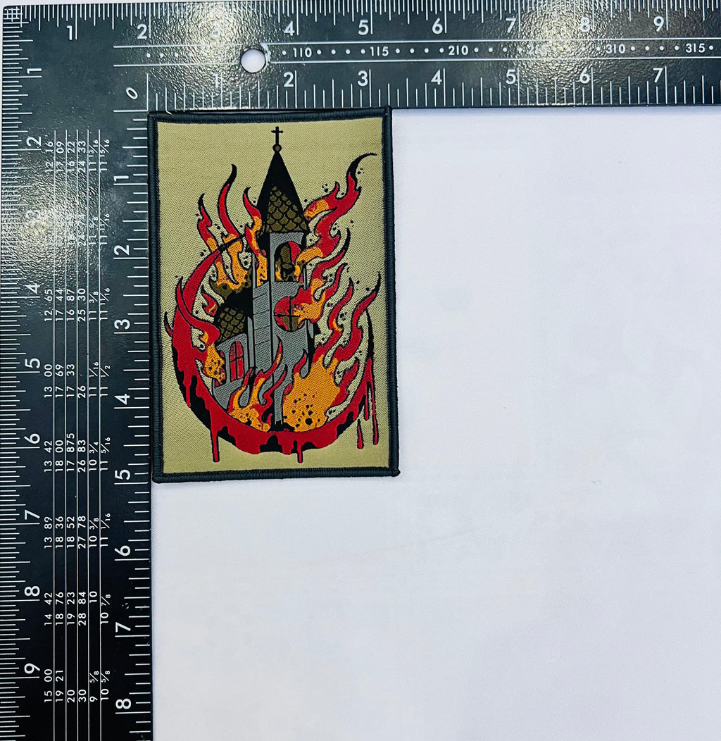 BURN YOUR LOCAL CHURCH - Woven Patch