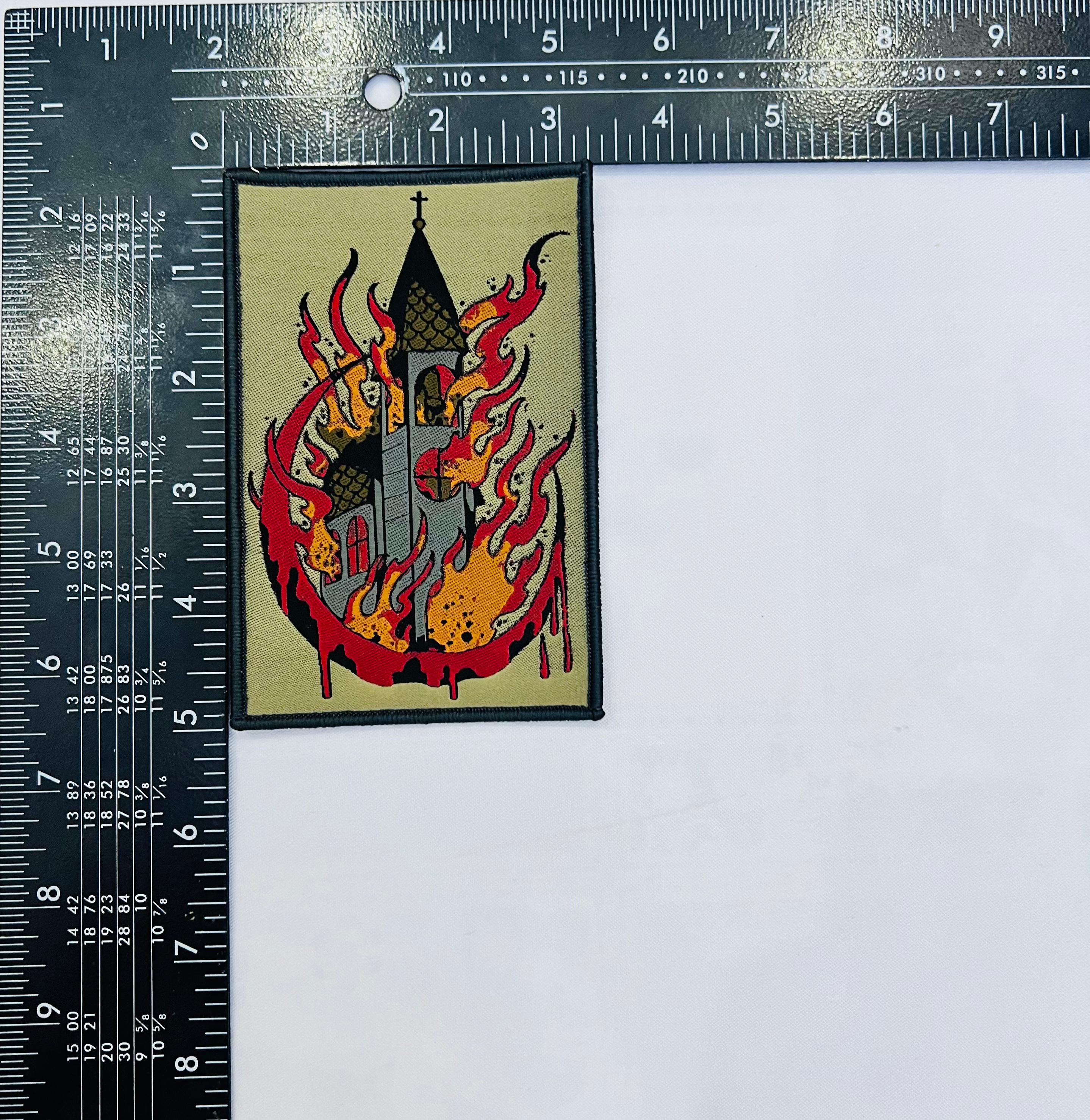 BURN YOUR LOCAL CHURCH - Woven Patch