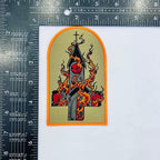 BURN YOUR LOCAL CHURCH - Tomb Shaped Woven Patch