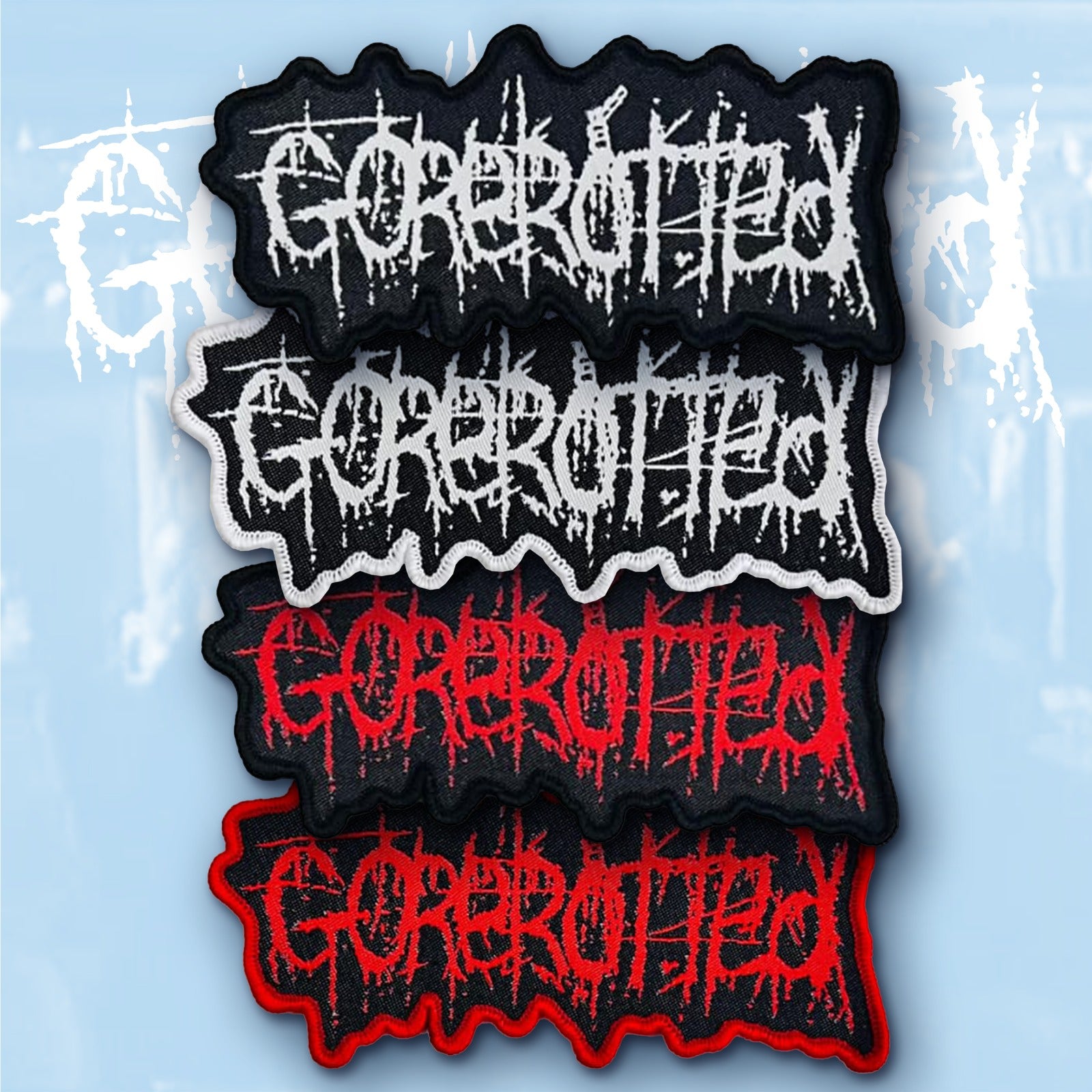GOREROTTED - Logo Shaped Woven Patch