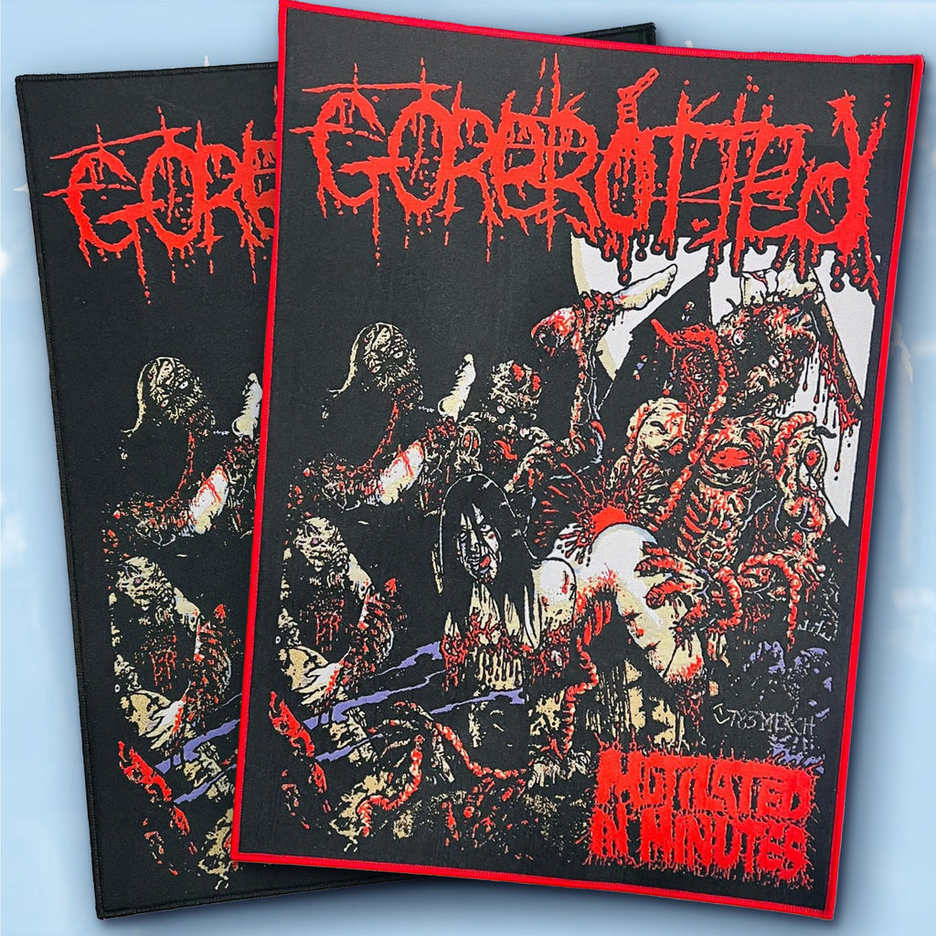 GOREROTTED - Mutilated in Minutes - Woven Backpatch