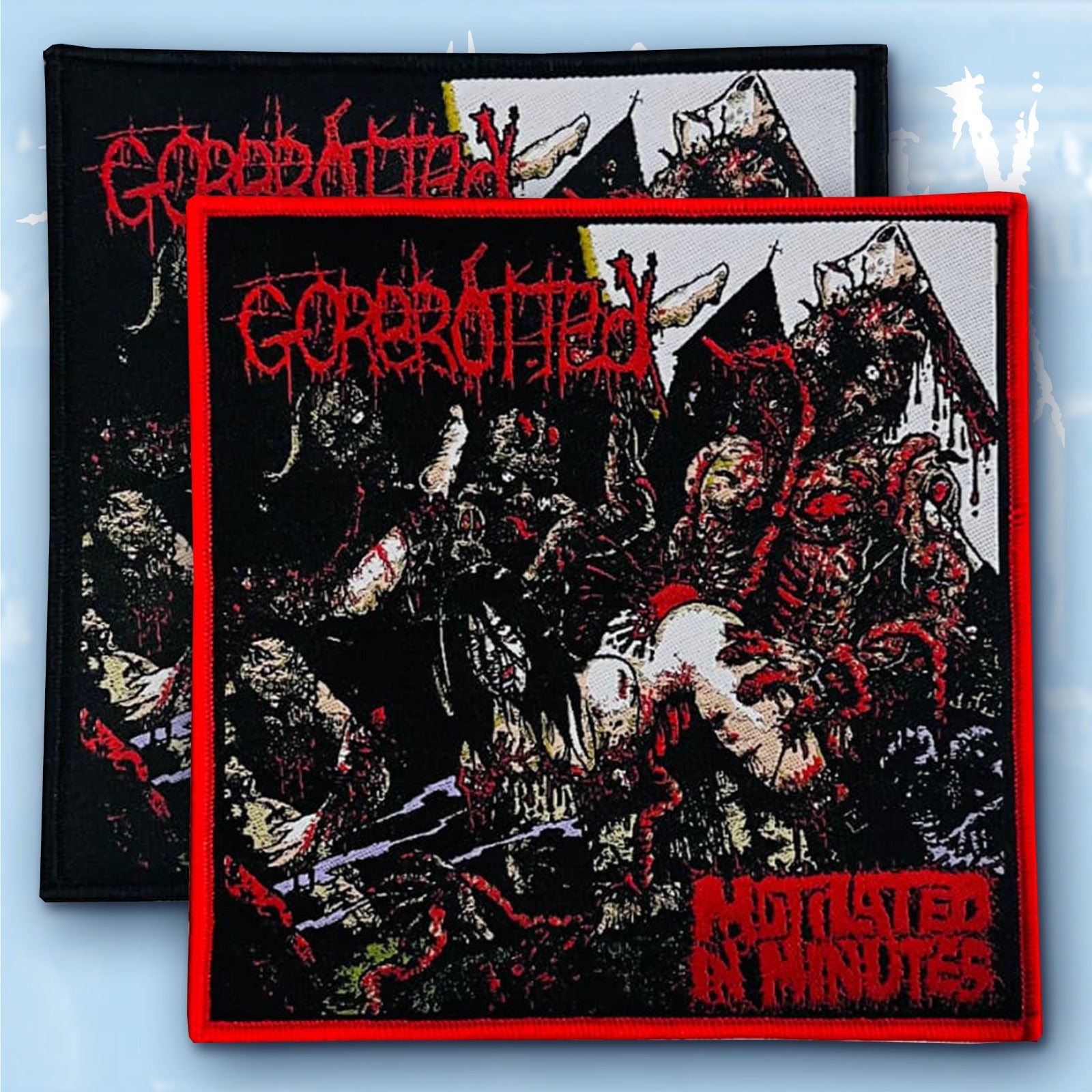 GOREROTTED - Mutilated in Minutes - Woven Patch
