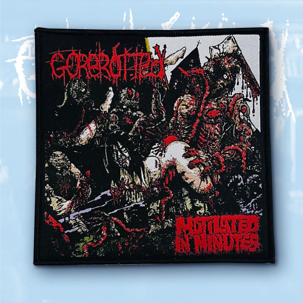GOREROTTED - Mutilated in Minutes - Woven Patch