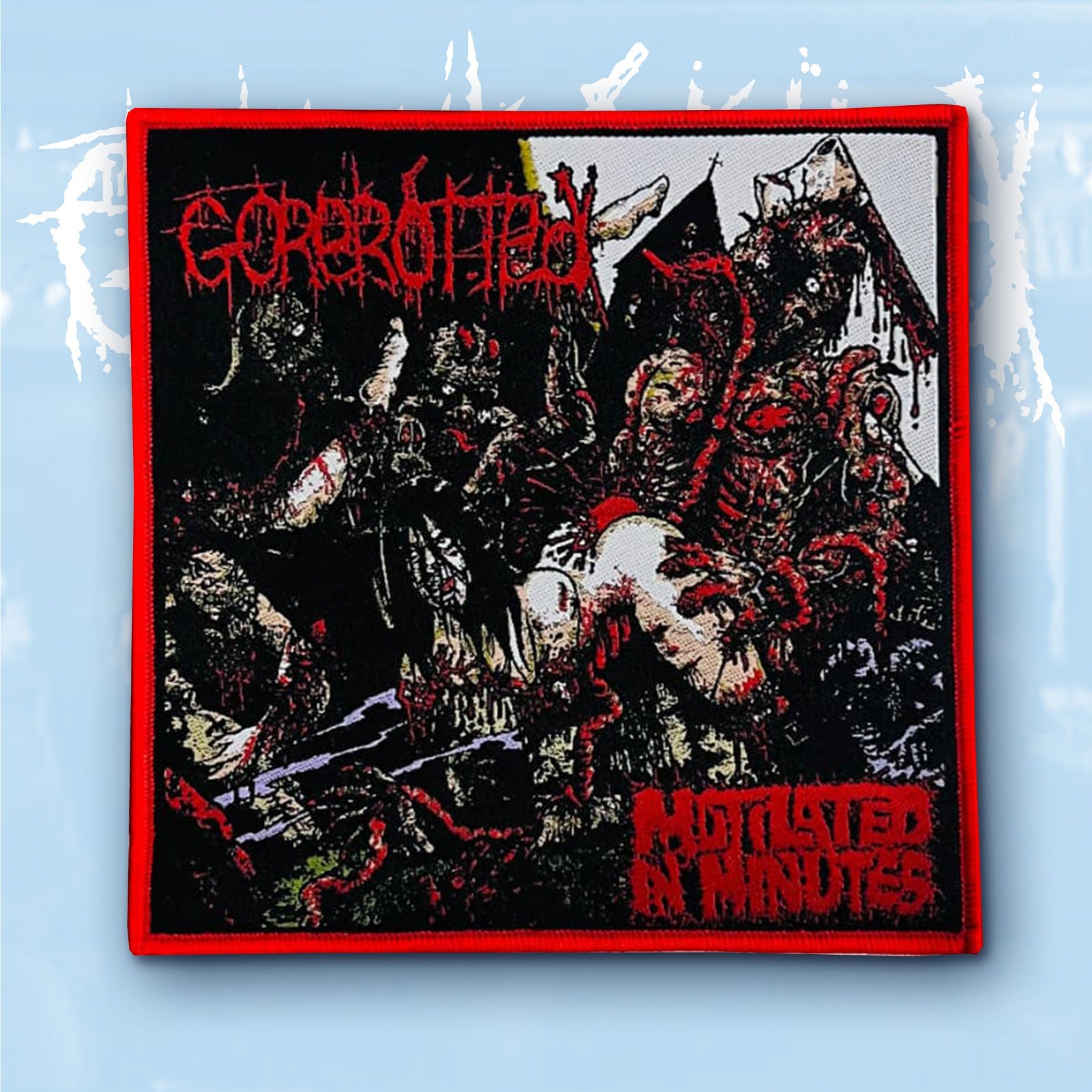 GOREROTTED - Mutilated in Minutes - Woven Patch
