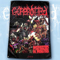 GOREROTTED - Mutilated in Minutes - Wall Flag / Textile Poster