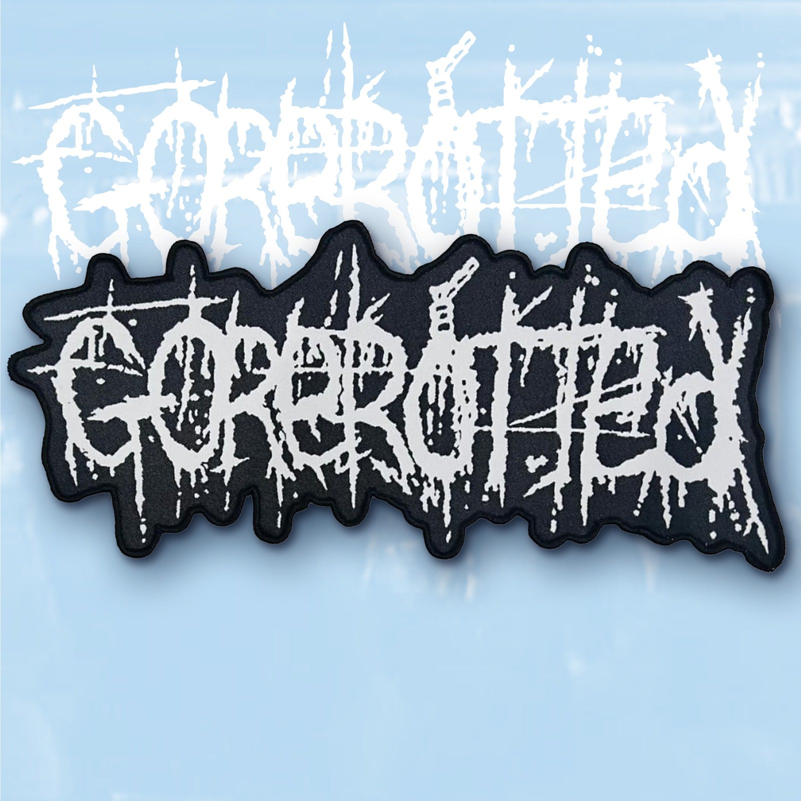 GOREROTTED  - Logo - Oversized Woven Patch