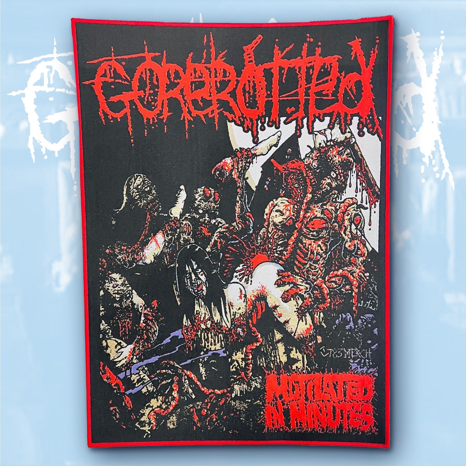 GOREROTTED - Mutilated in Minutes - Woven Backpatch