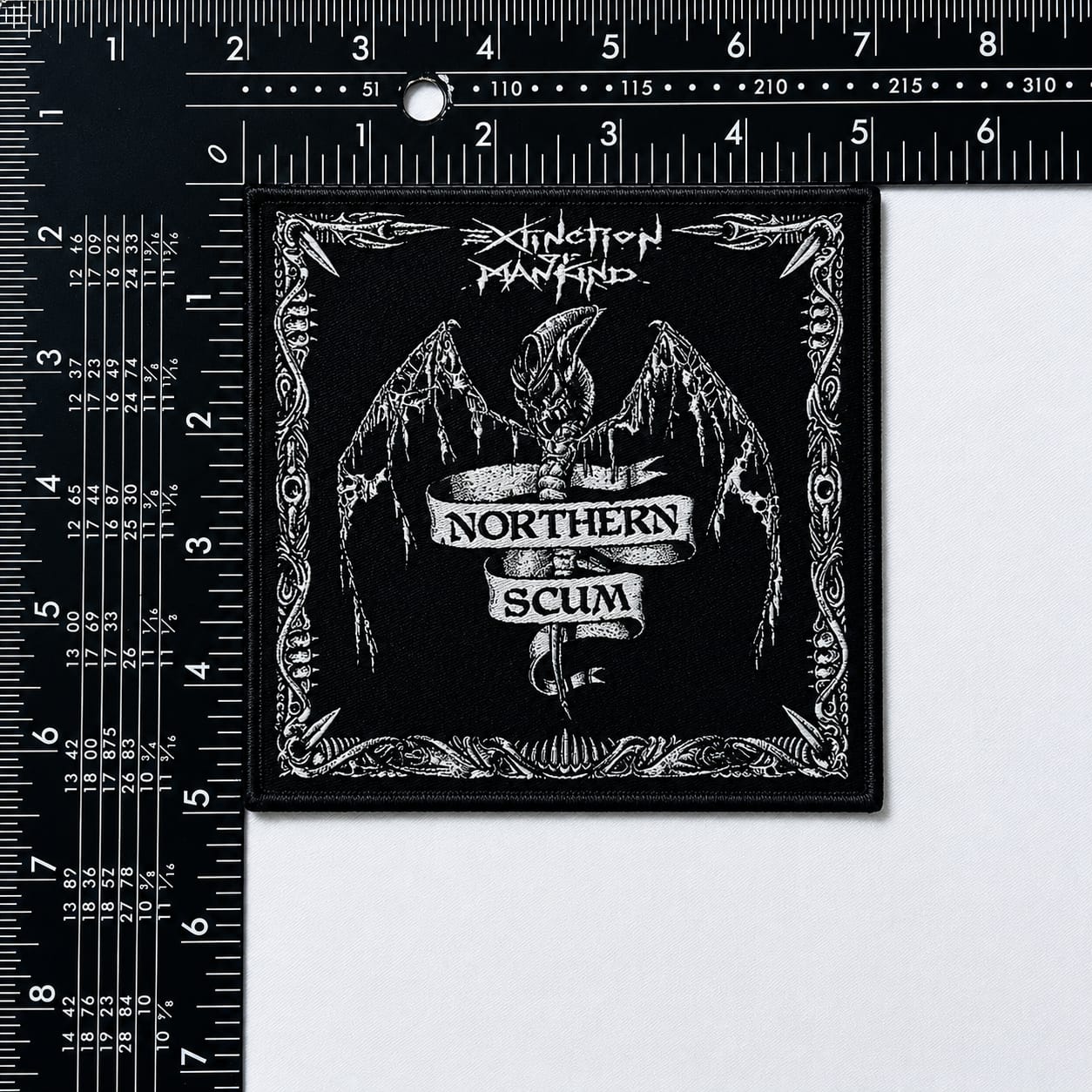 EXTINCTION OF MANKIND - Northern Scum - Woven Patch