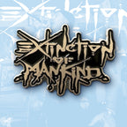 EXTINCTION OF MANKIND - Logo - Enamel Pin