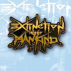 EXTINCTION OF MANKIND - Logo - Enamel Pin