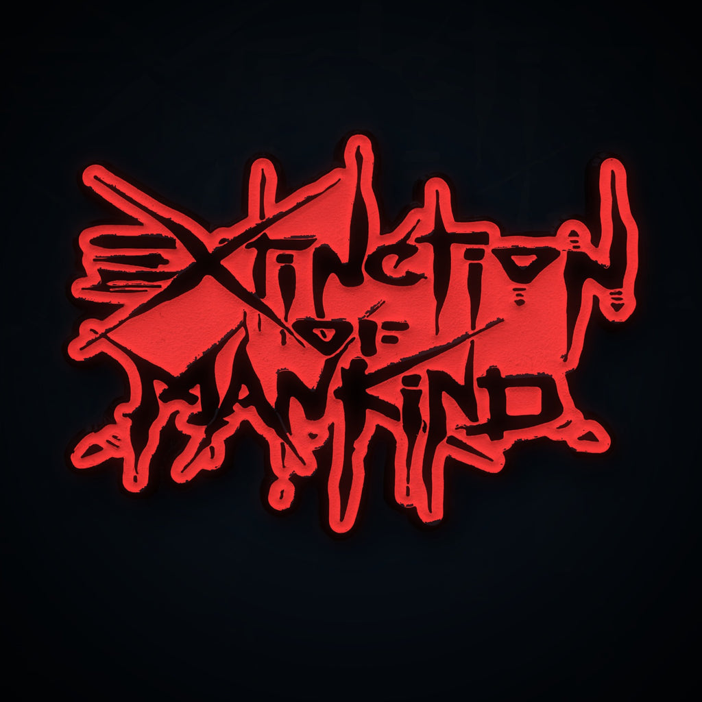 EXTINCTION OF MANKIND - Logo - Enamel Pin