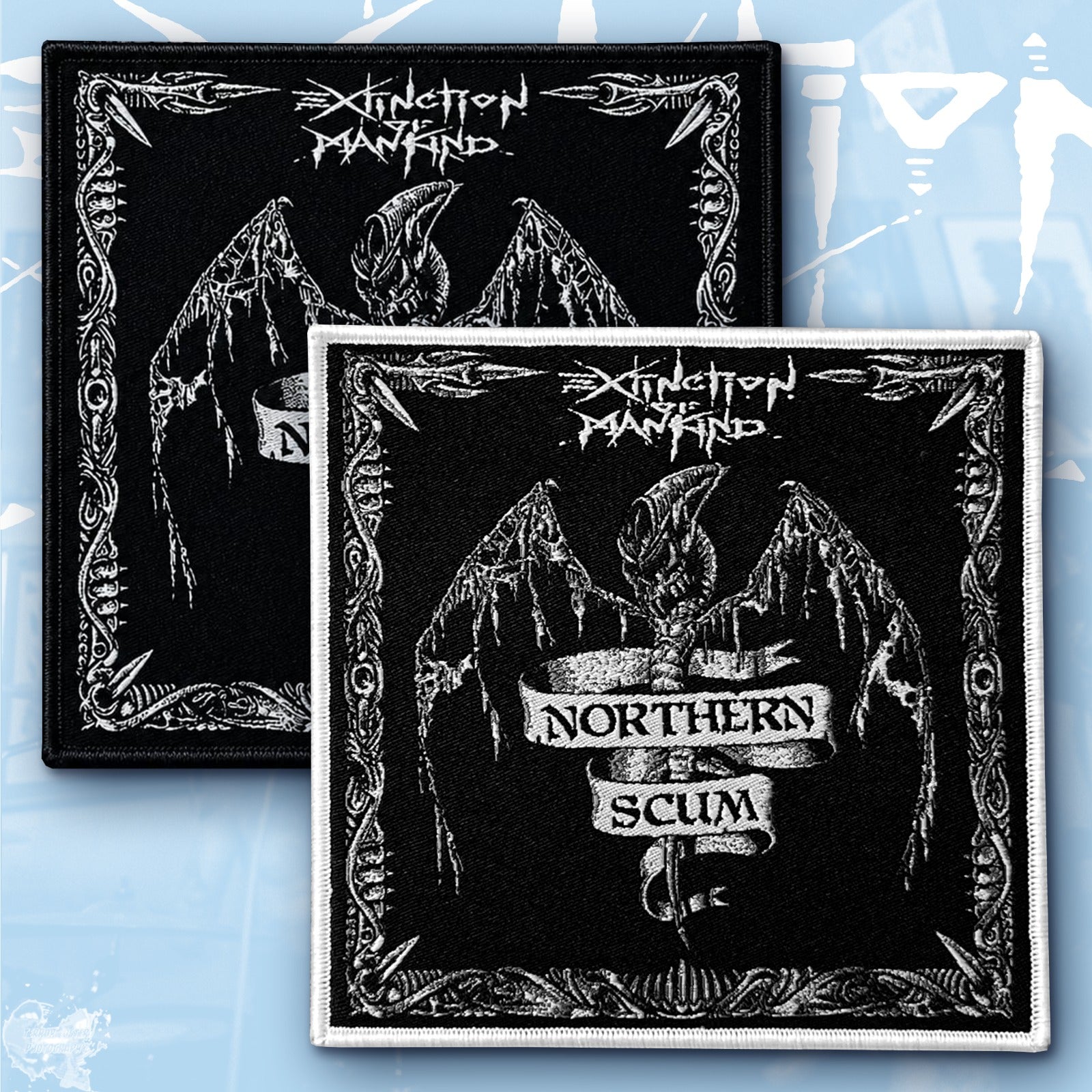 EXTINCTION OF MANKIND - Northern Scum - Woven Patch