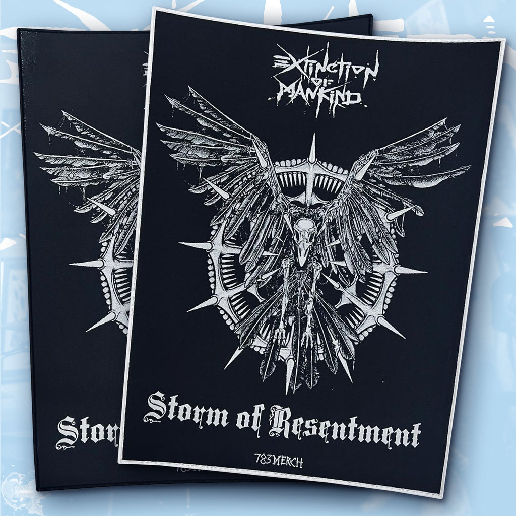EXTINCTION OF MANKIND - Storm of Resentment - Woven Backpatch