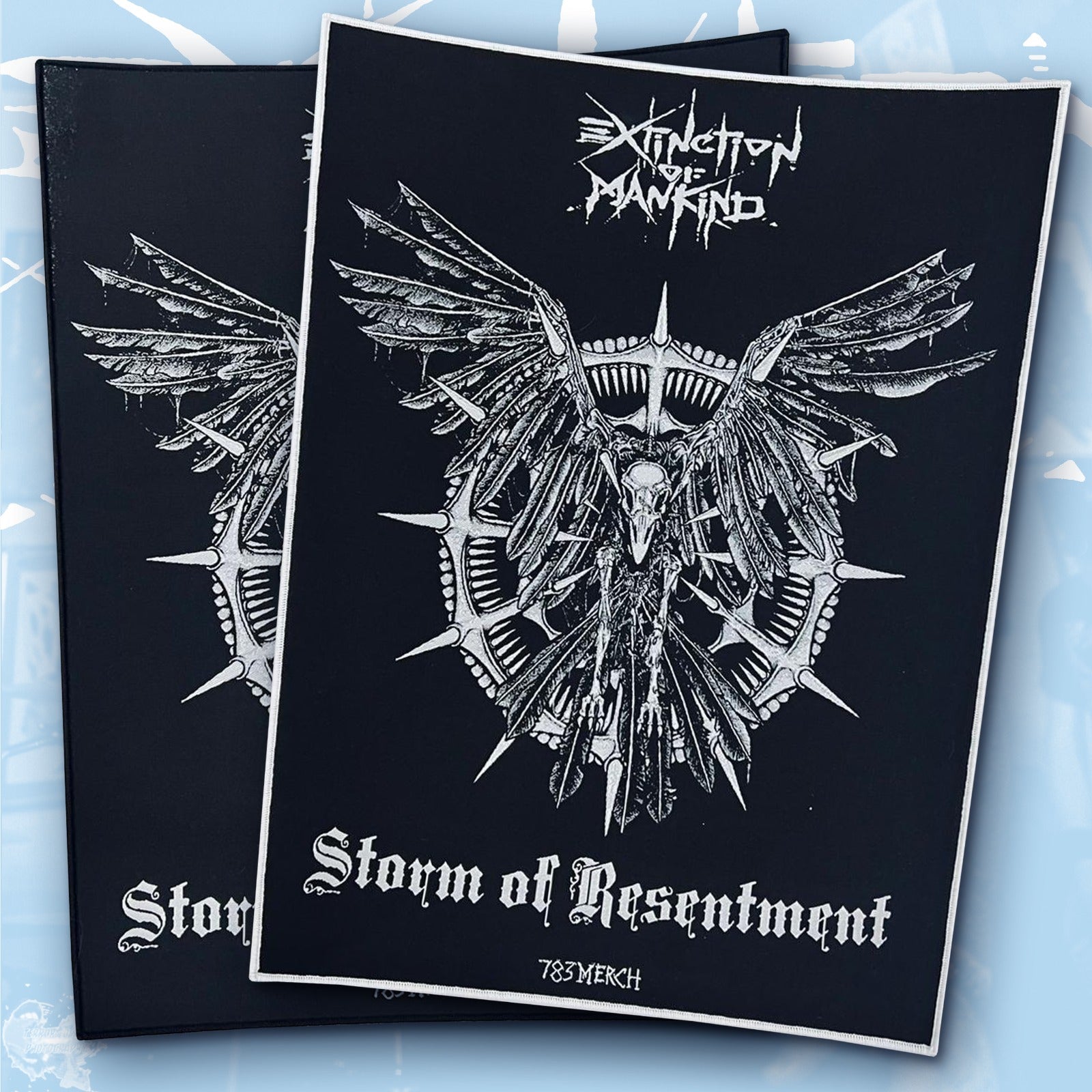 EXTINCTION OF MANKIND - Storm of Resentment - Woven Backpatch