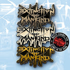 EXTINCTION OF MANKIND - Logo - Enamel Pin