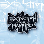 EXTINCTION OF MANKIND - Logo - Woven Patch
