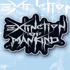 EXTINCTION OF MANKIND - Logo - Oversized Woven Patch