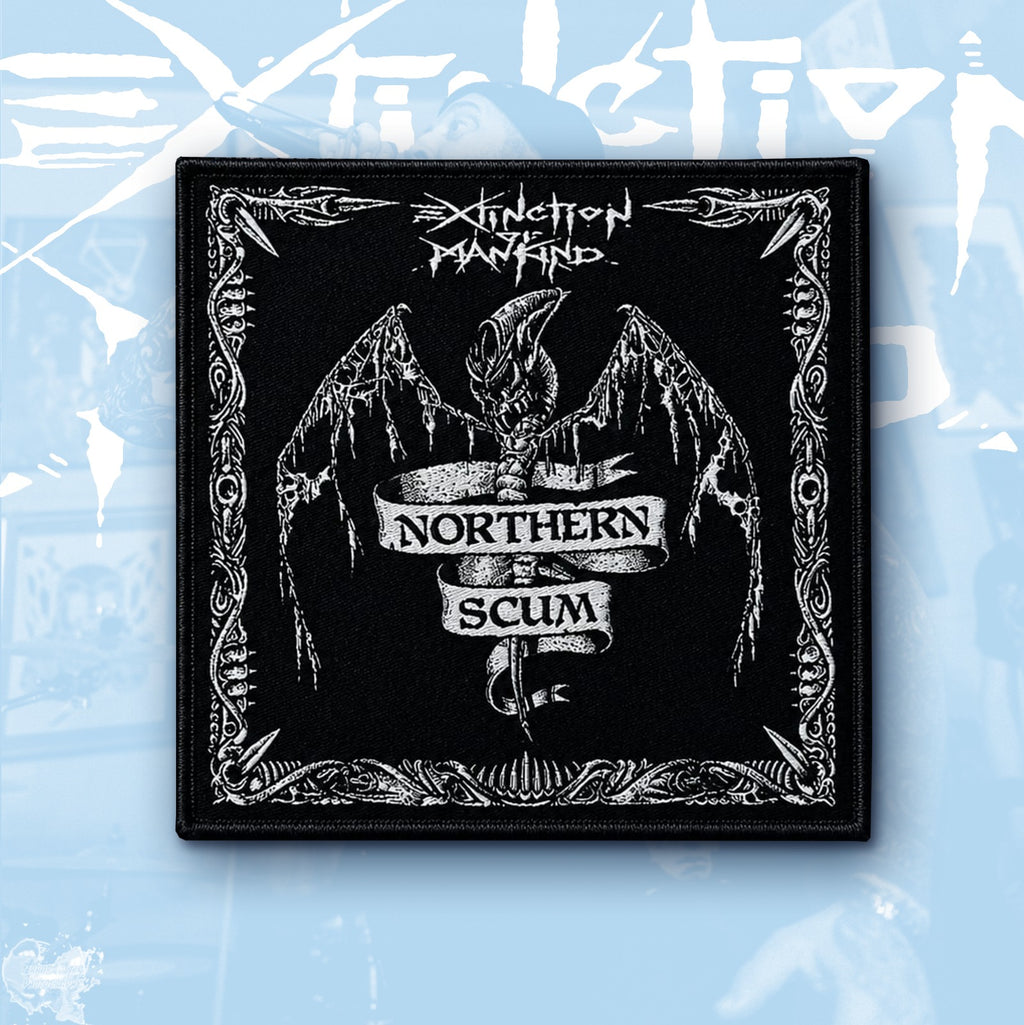 EXTINCTION OF MANKIND - Northern Scum - Woven Patch