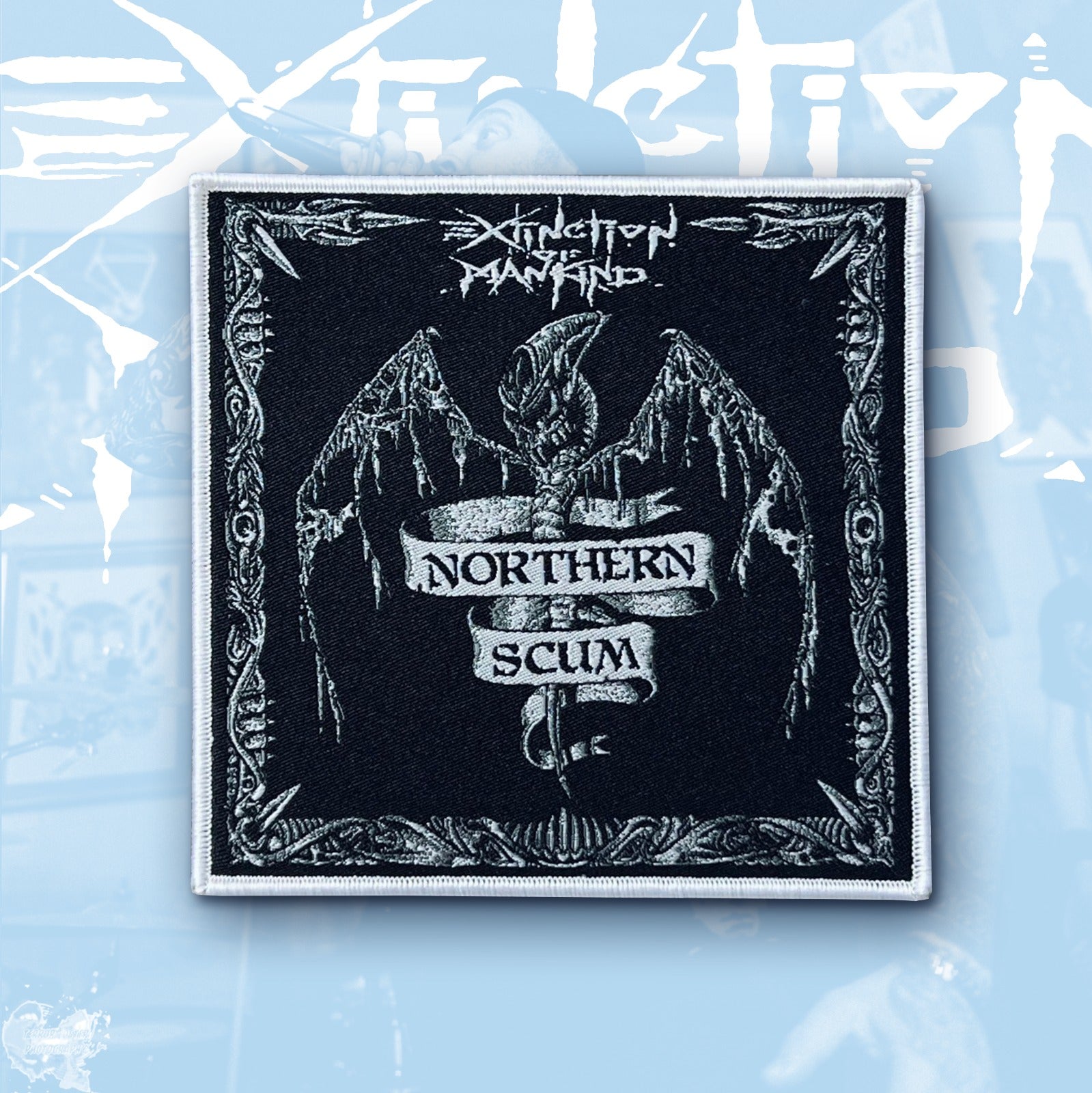 EXTINCTION OF MANKIND - Northern Scum - Woven Patch