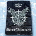 EXTINCTION OF MANKIND - Storm of Resentment - Wall Flag / Textile Poster