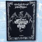EXTINCTION OF MANKIND - Northern Scum - Woven Backpatch