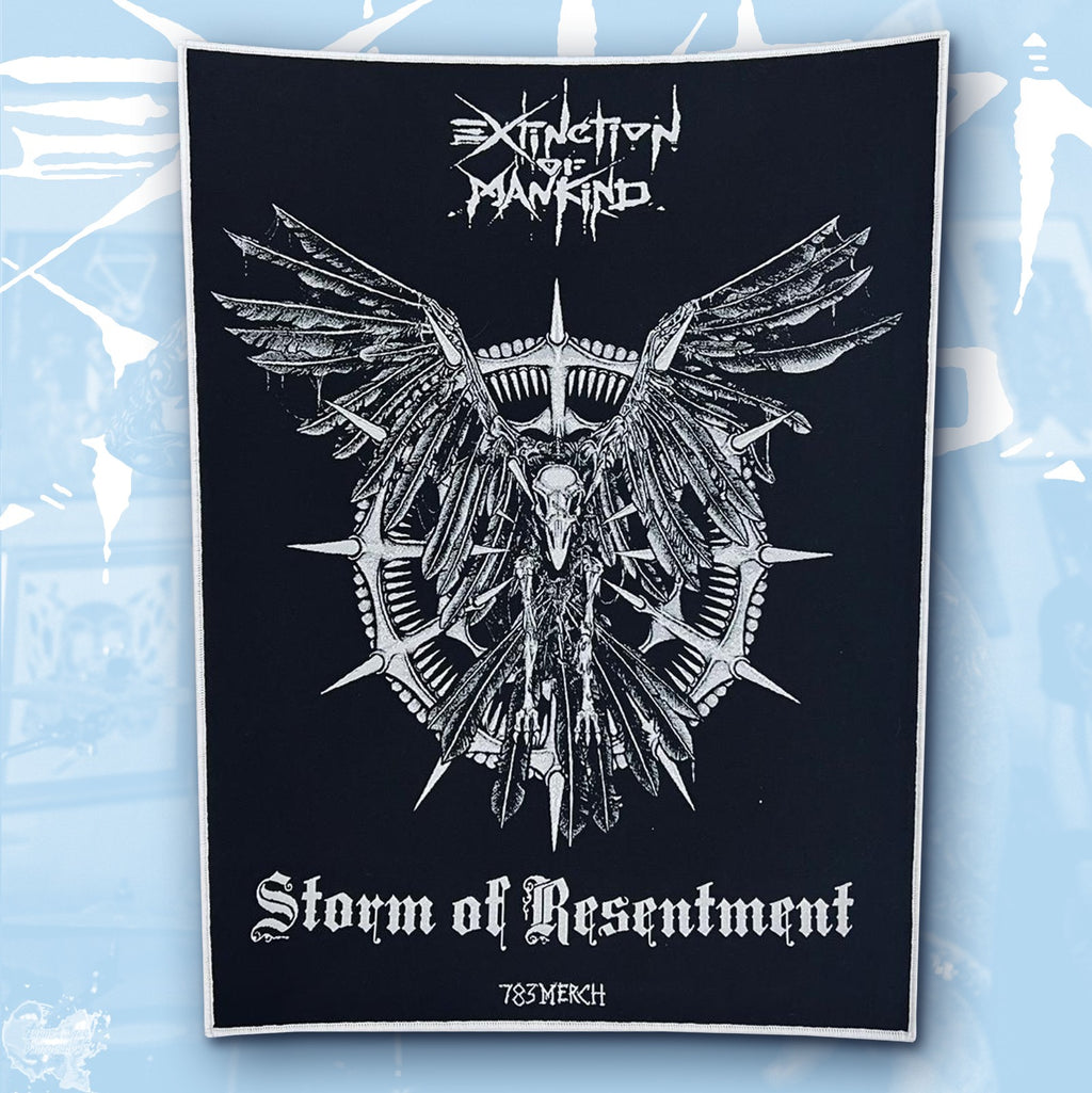EXTINCTION OF MANKIND - Storm of Resentment - Woven Backpatch