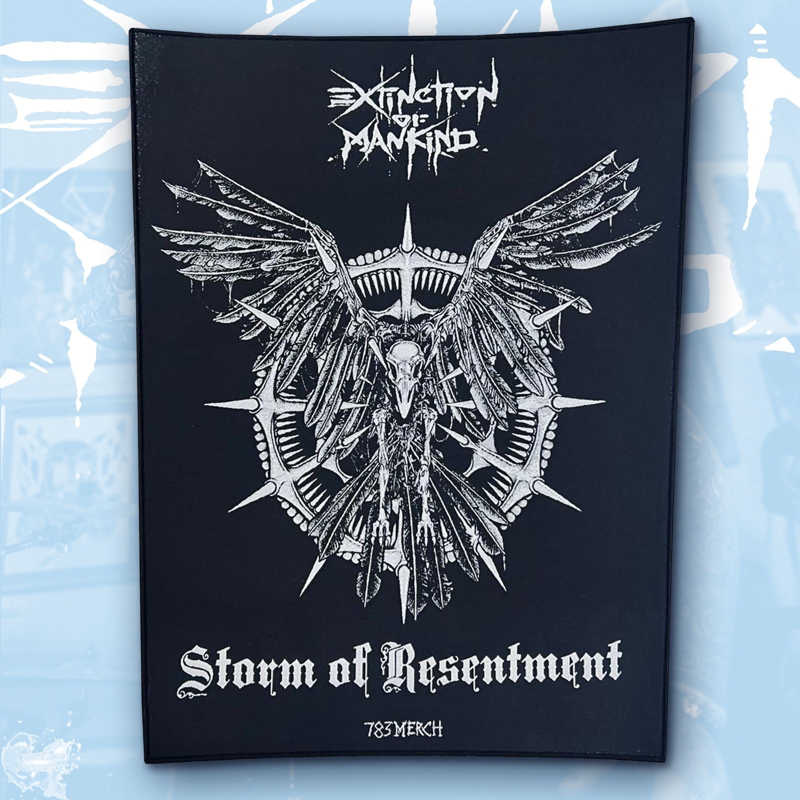 EXTINCTION OF MANKIND - Storm of Resentment - Woven Backpatch