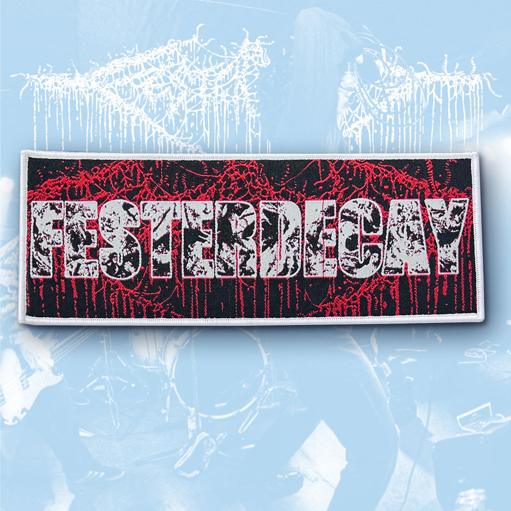 FESTERDECAY - Logo - Stripe Woven Patch