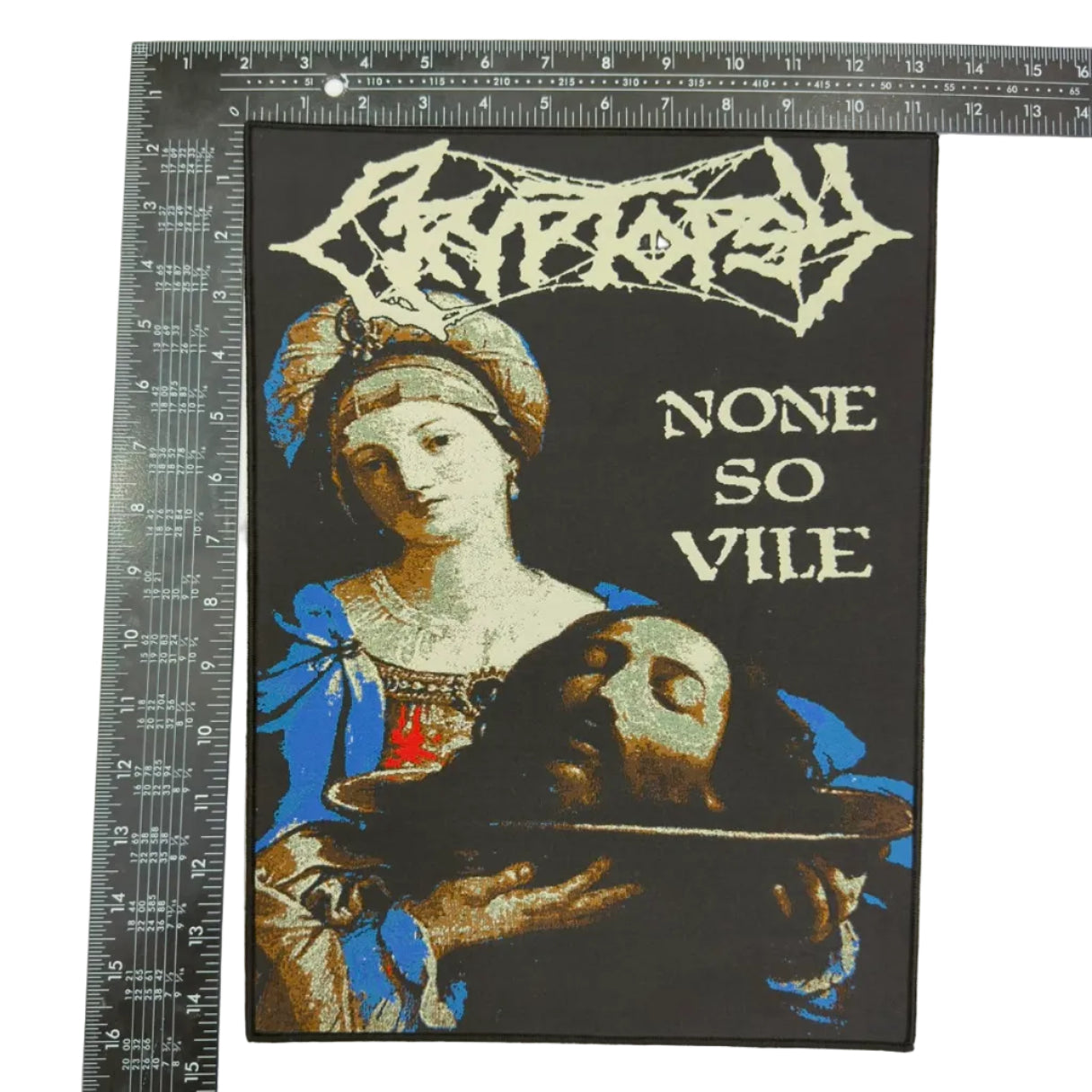 CRYPTOPSY - None So Vile - Woven Backpatch
