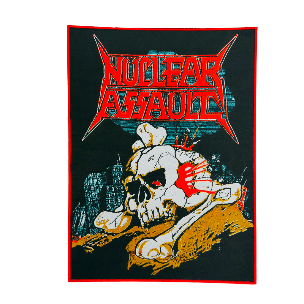 NUCLEAR ASSAULT - Handle With Care - 1991 Japan Tour - Woven Backpatch