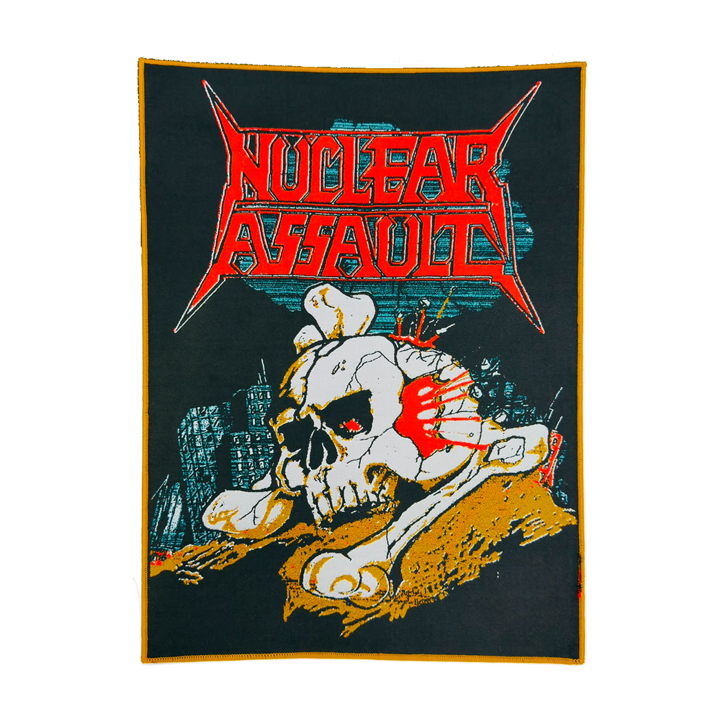 NUCLEAR ASSAULT - Handle With Care - 1991 Japan Tour - Woven Backpatch