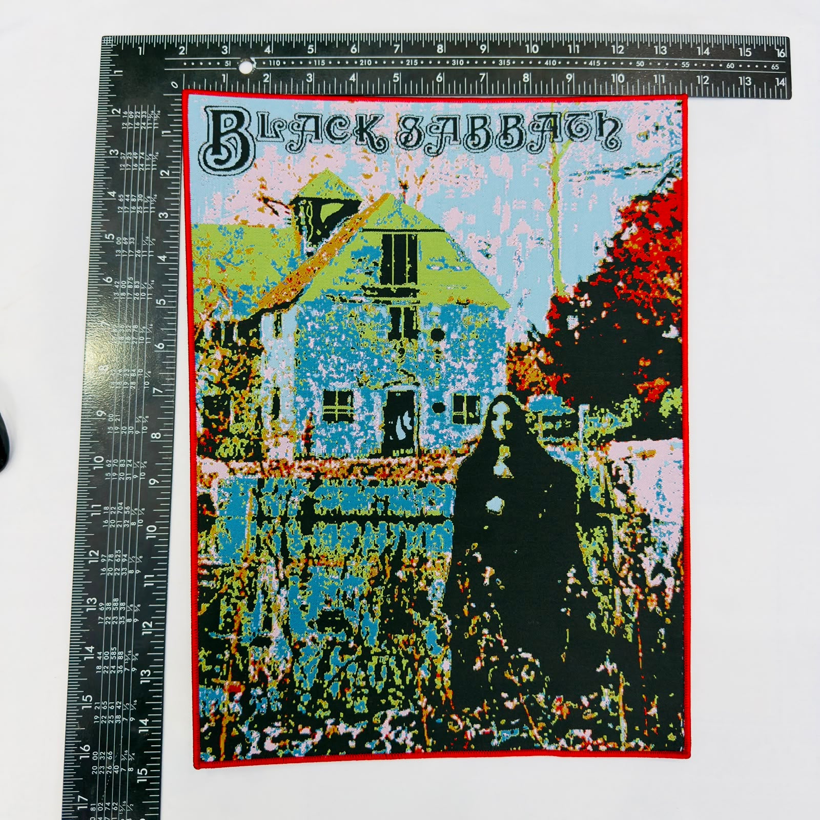 BLACK SABBATH - Black Sabbath - Woven Backpatch