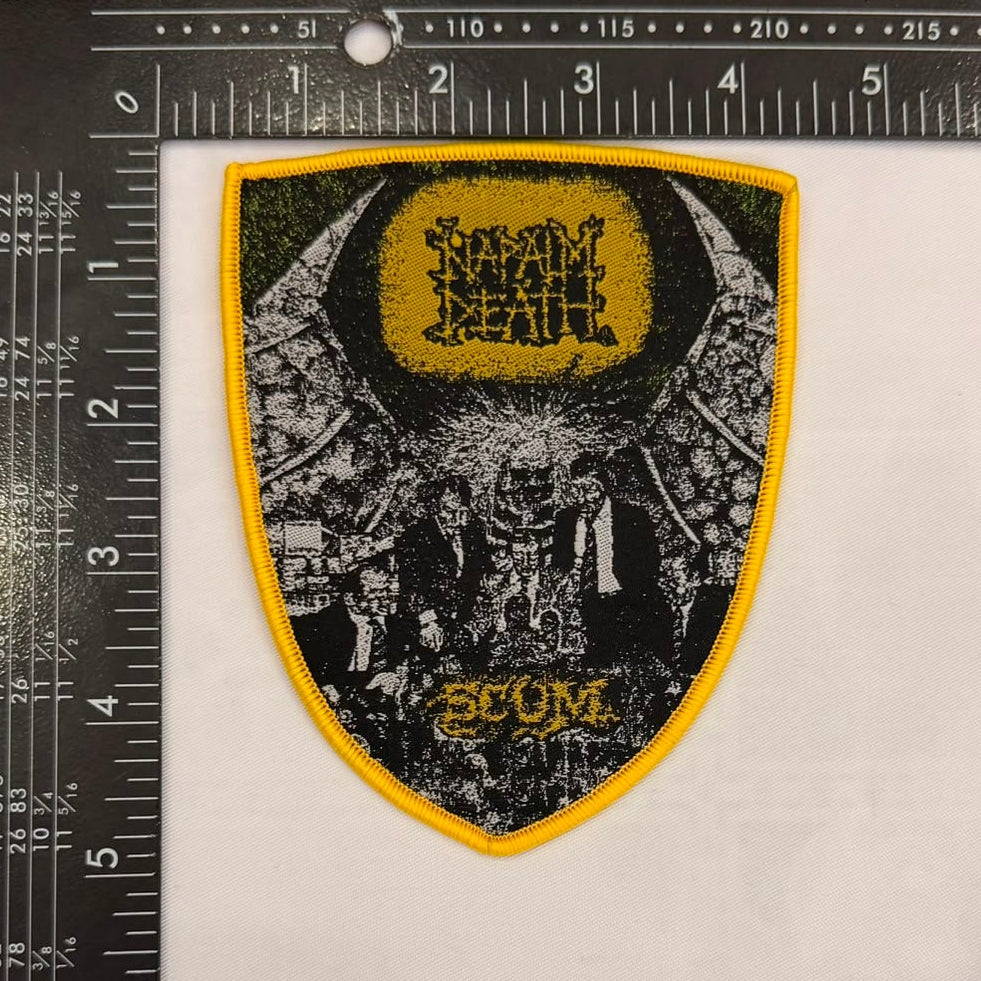 NAPALM DEATH - Scum - Woven Patch