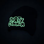 PaRtY CaNnOn - (Glow in the Dark) Logo - (Mustard Yellow) Beanie