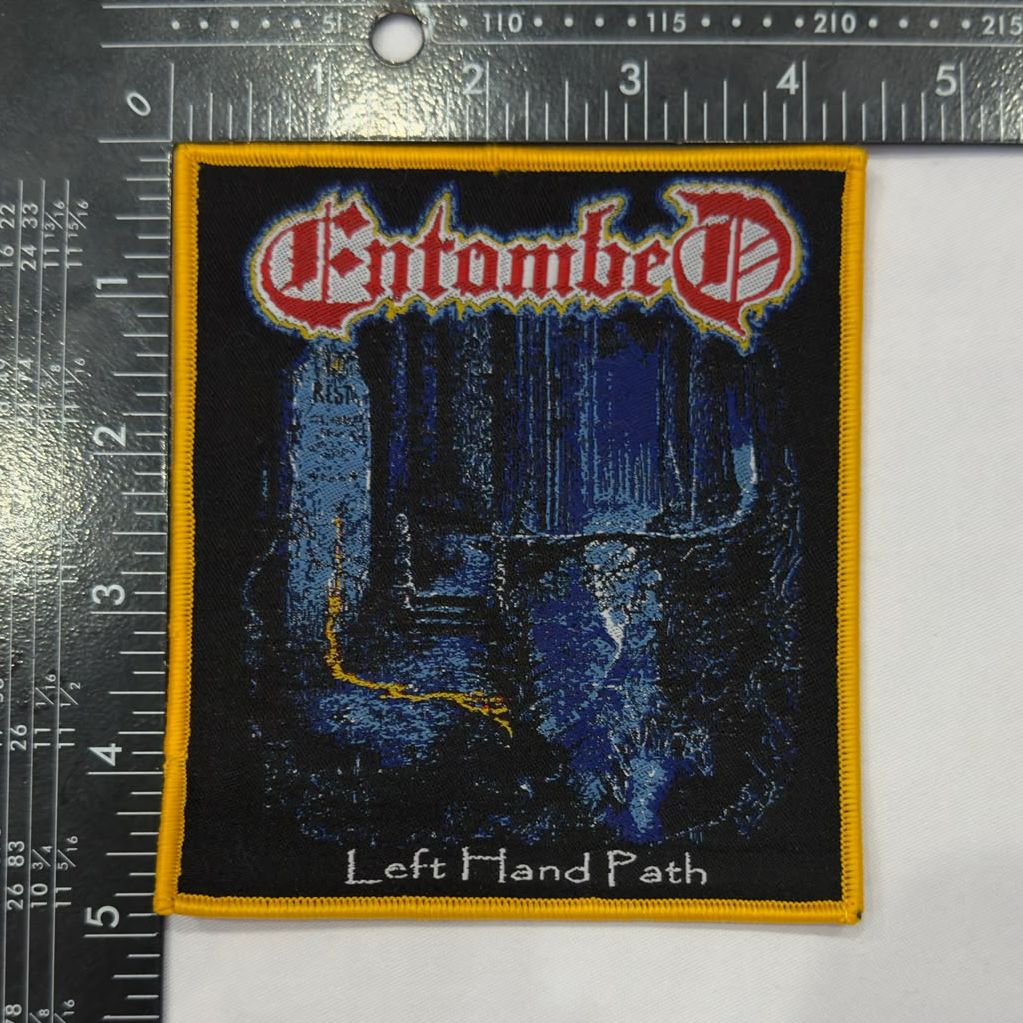 ENTOMBED - Left Hand Path - Woven Patch