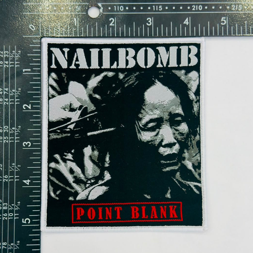 NAILBOMB - Point Blank - Woven Patch