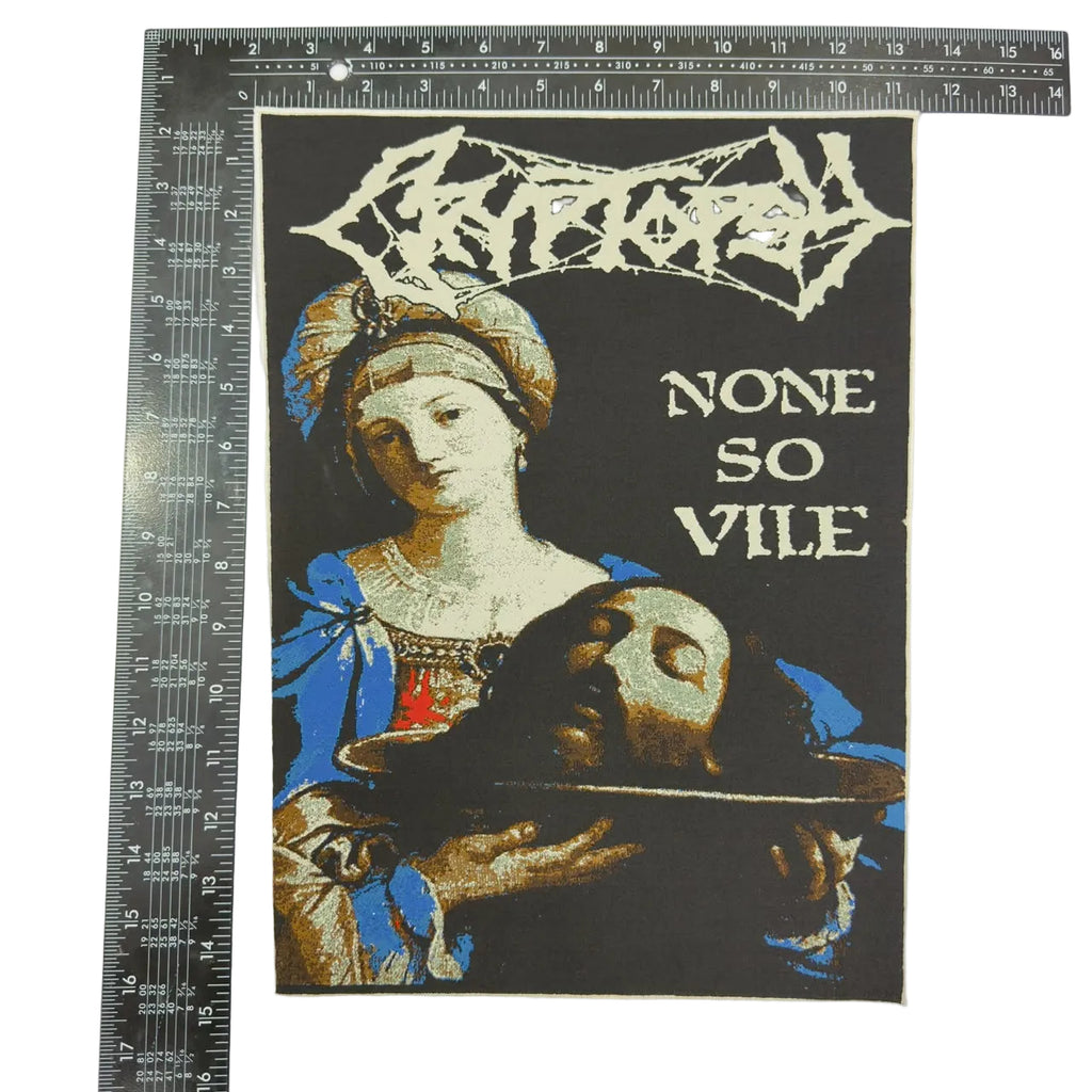CRYPTOPSY - None So Vile - Woven Backpatch