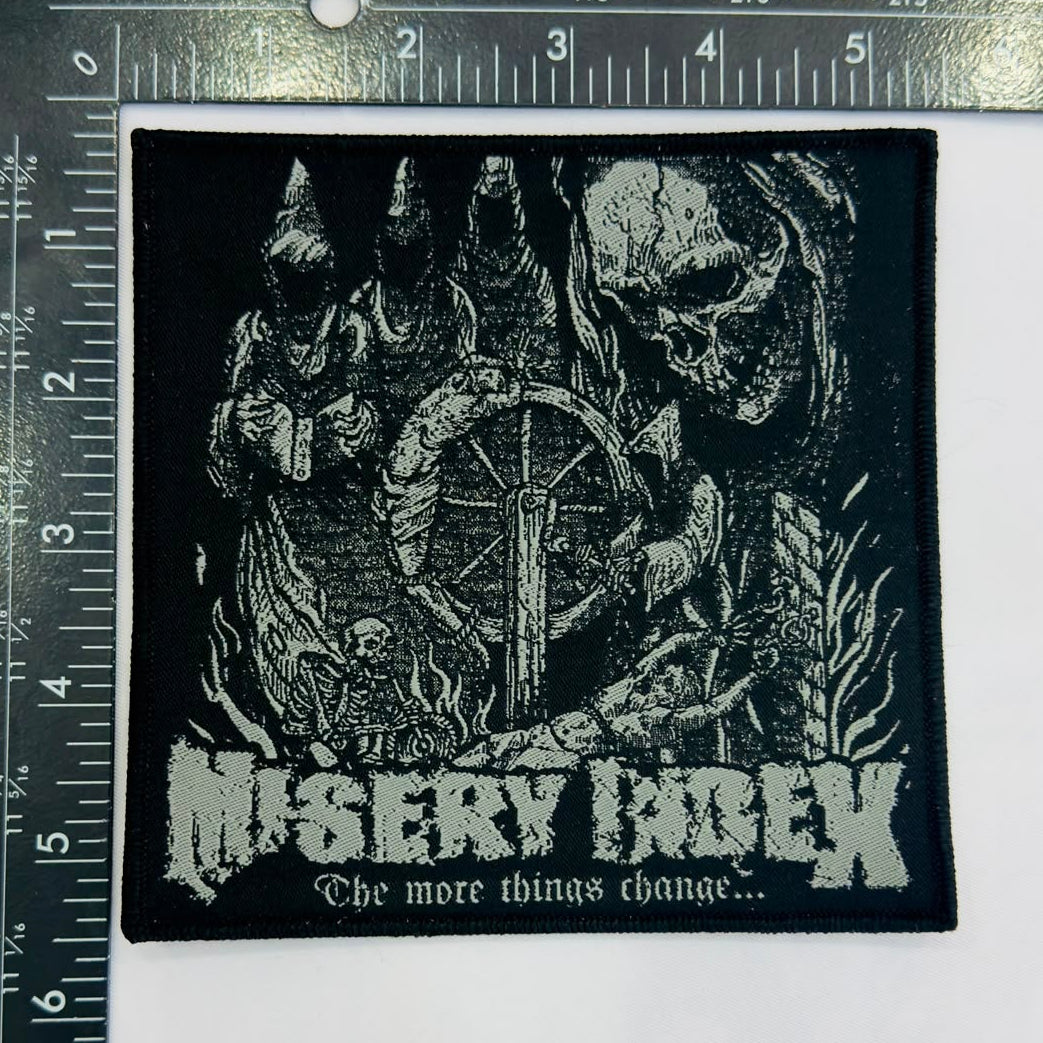 MISERY INDEX - The More Things Change... - Woven Patch