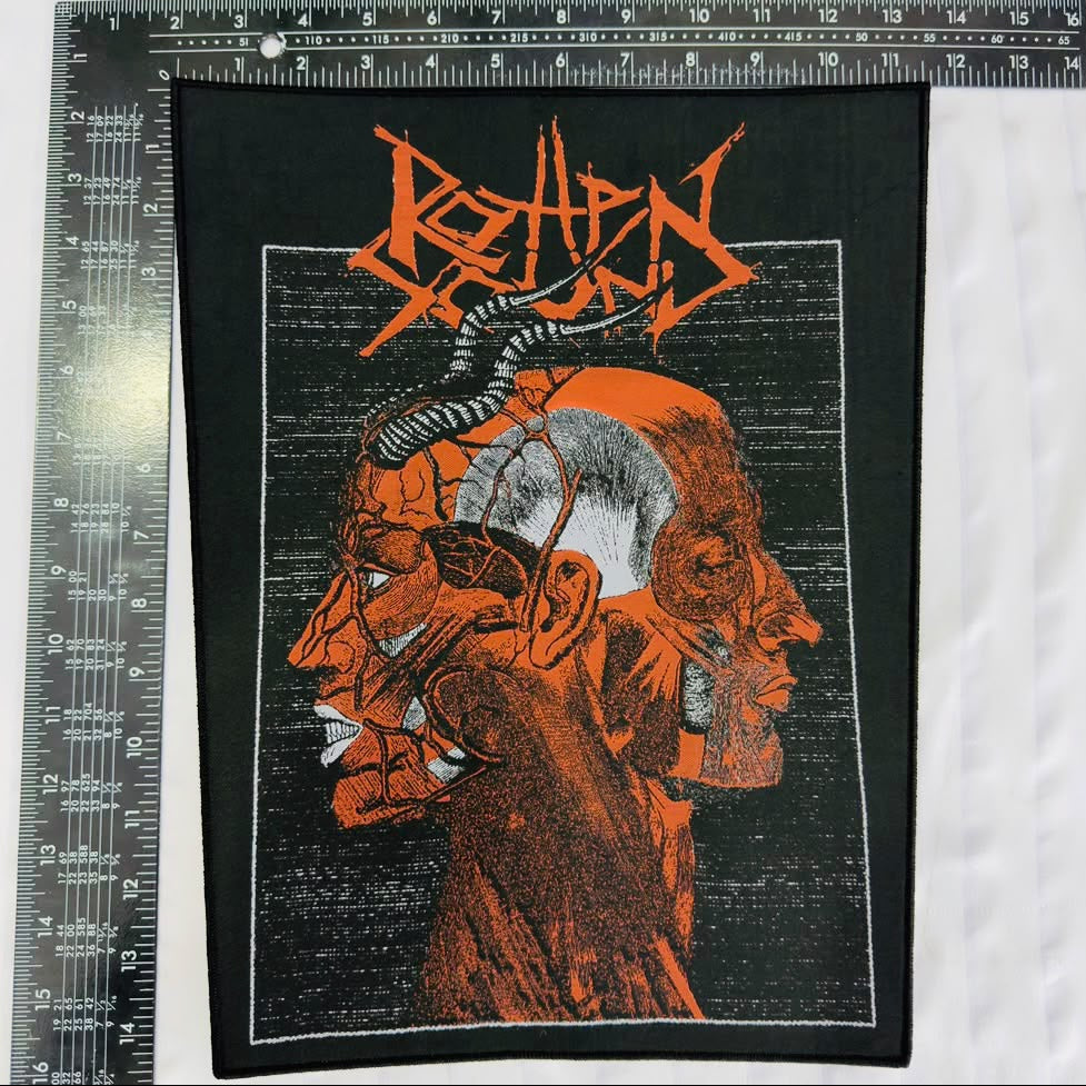 ROTTEN SOUND - Hell - Woven Backpatch
