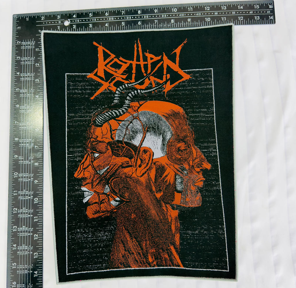 ROTTEN SOUND - Hell - Woven Backpatch