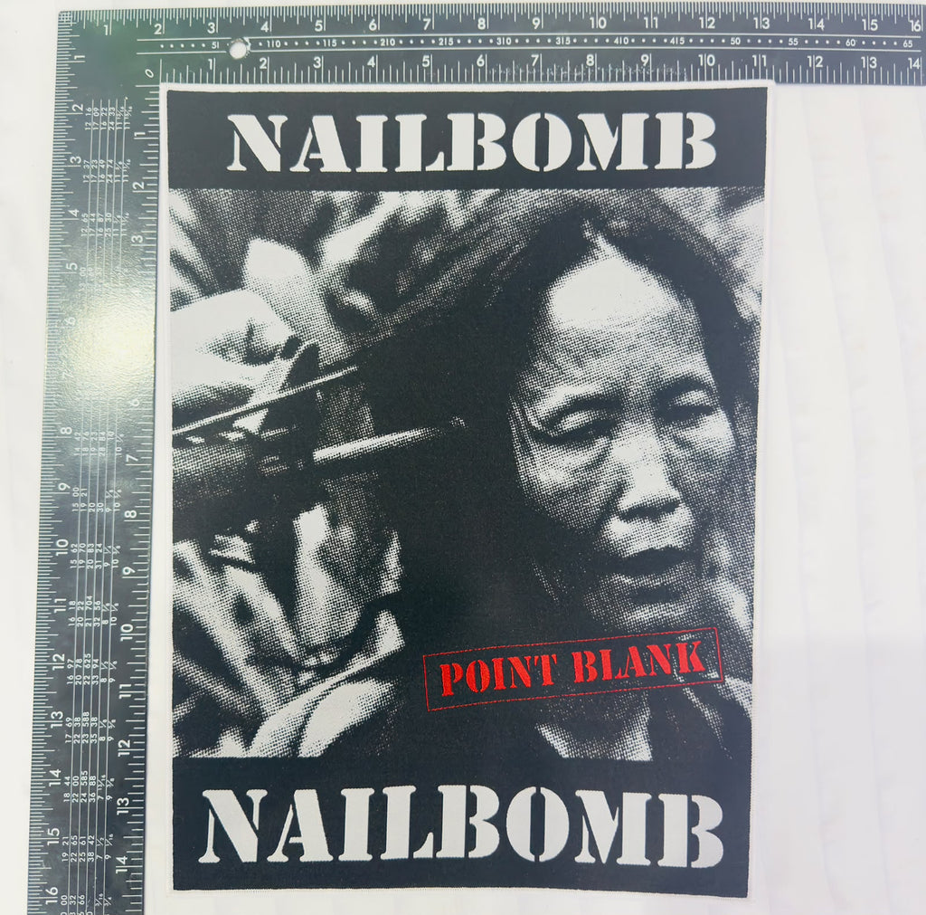 NAILBOMB - Point Blank - Woven Backpatch