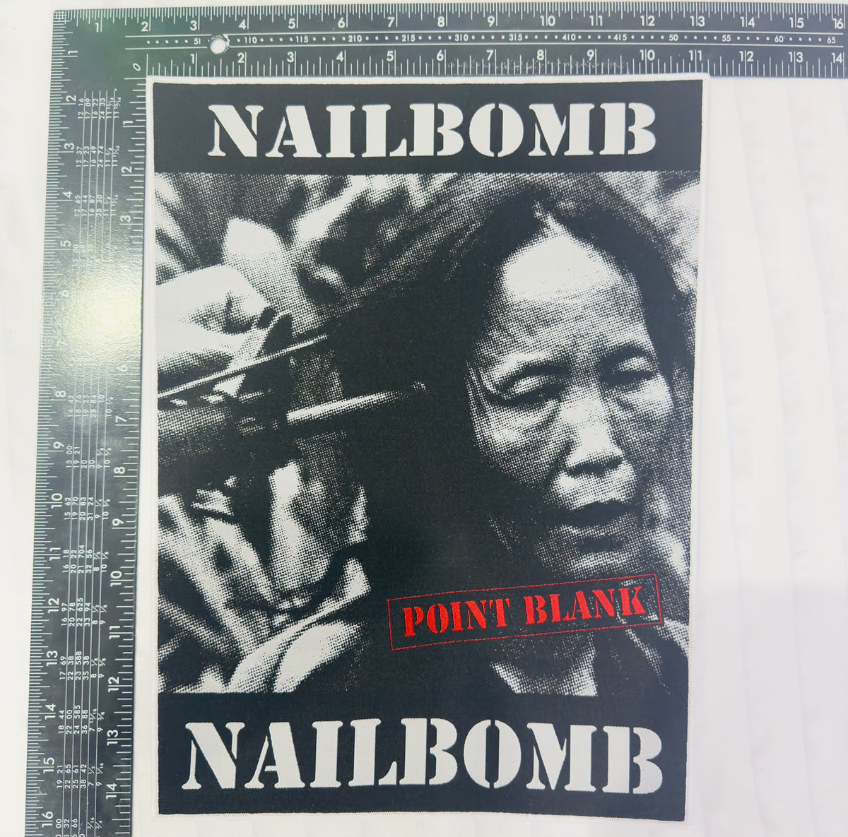 NAILBOMB - Point Blank - Woven Backpatch
