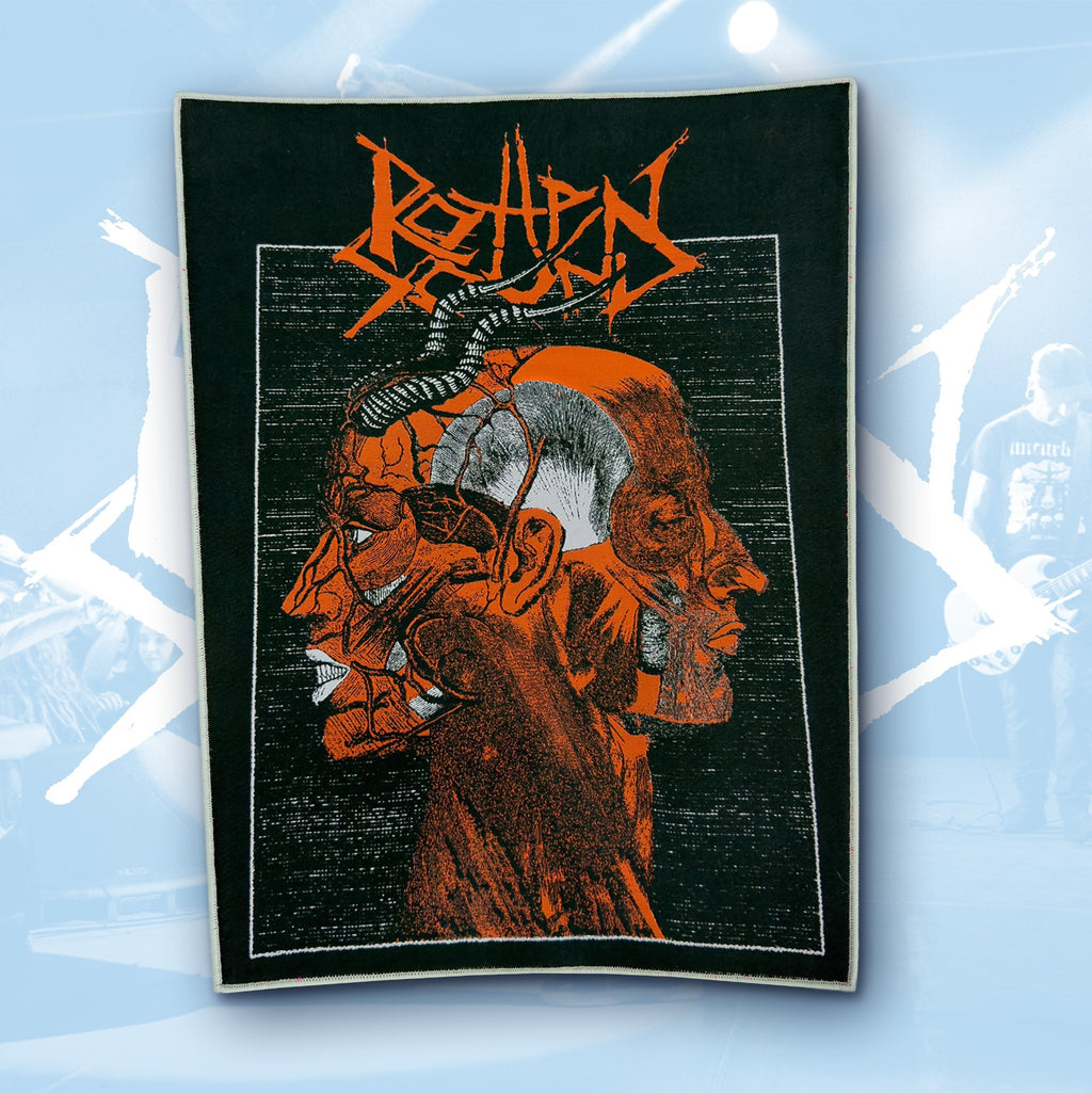 ROTTEN SOUND - Hell - Woven Backpatch