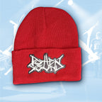 ROTTEN SOUND - (Glow in the Dark) Logo - (Red) Beanie